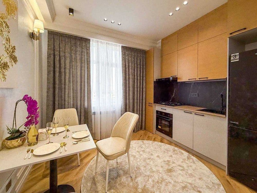 м.Буюк Ипак Йули ЖК Nikitina Residence 3(4)-комн 6/9 80 м² евроремонт — 2