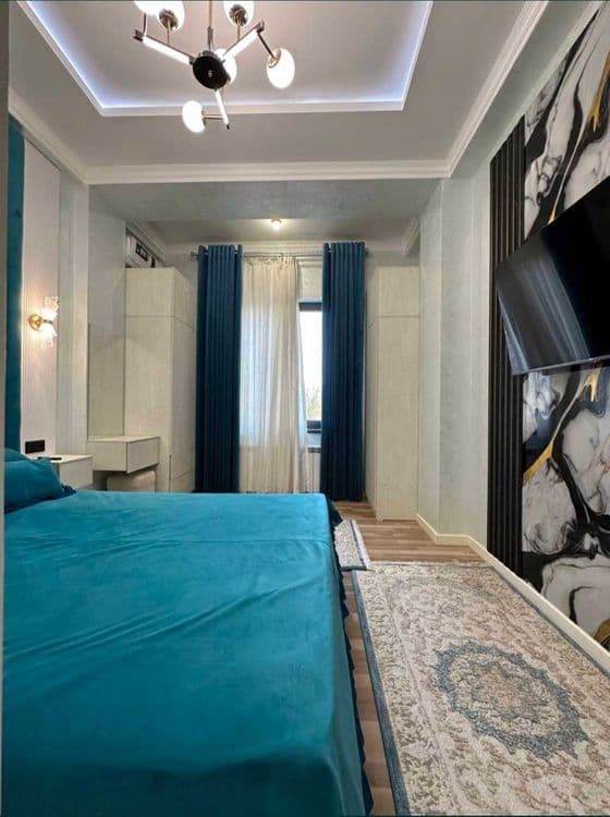 Kamron Palace 3 комнатная ЕВРО ремонт 80м2, ор-р Алайский, метро Минор — 1