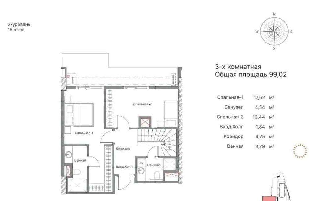 Срочно Продается Дуплекс Квартира в Новостройке — 3