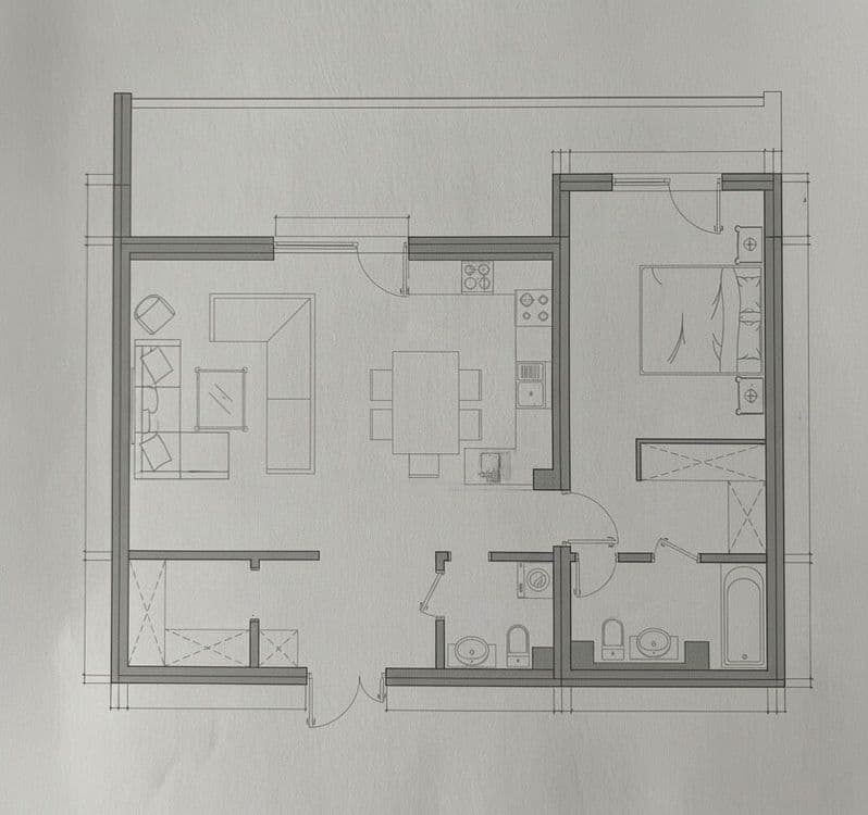 Квартира 80 м² с потенциалом до 110–120 м² | потолки 4,6 м | терраса — 2