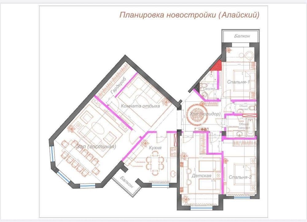 Kamron Palace Продается 5 комнатная квартира коробка метро Минор — 5