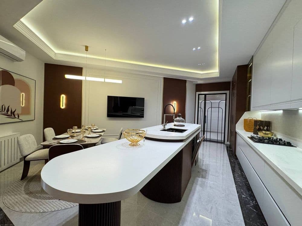 Люксовая евро квартира Габус, 5 комнат 228м²+90м² большая терраса — 1