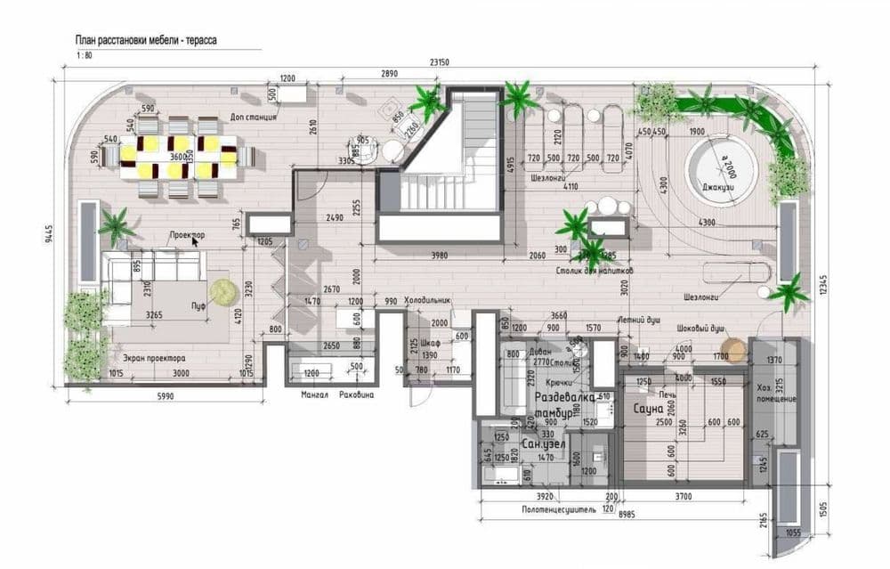 Продается 5ти комнатная квартира,ЖК NRG U Tower,Ташкент Сити,356м2 — 4
