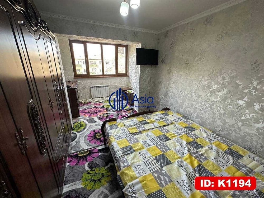 K1194 Sentralniy apteka 3xonalik kvartira sotiladi — 2