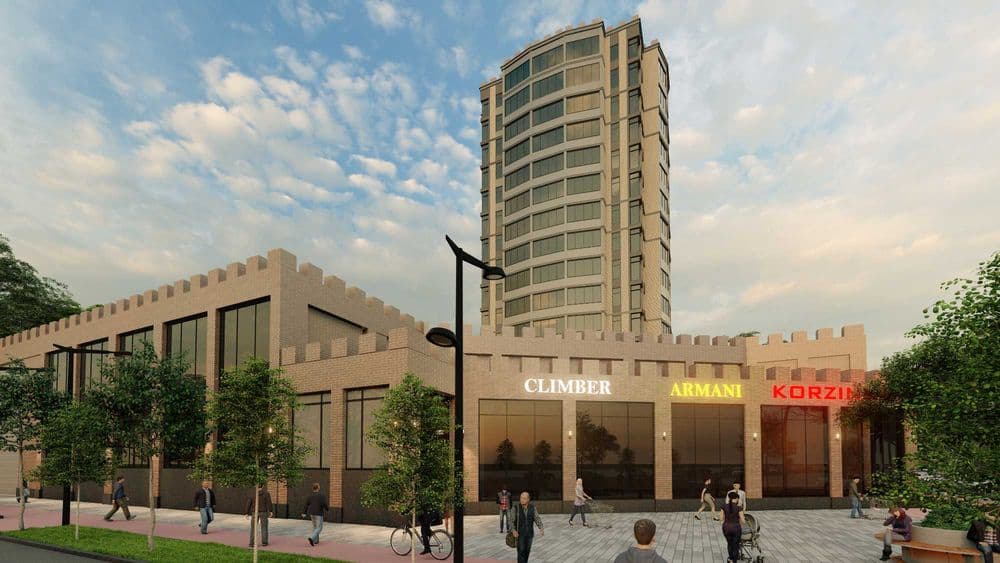 Продаётся 1-комнатная квартира 45 м² в новом ЖК Rizo Qal'asi, Наманган — 1