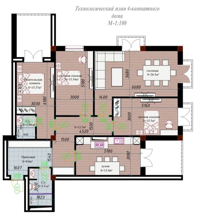 ПРОДАЁТСЯ Коробка в Элитной Новостройке от хозяина. SXF Samarqand City — 2