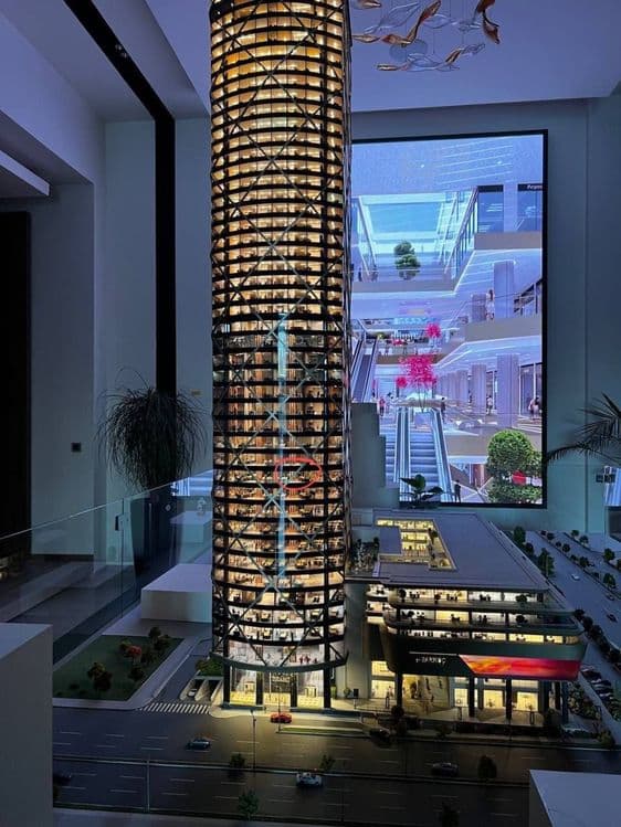 Продаётся коммерция 37м², Piramit Tower, коробка. Нукусская — 1
