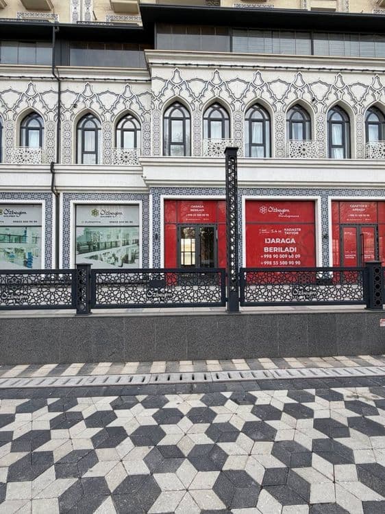Ул.Бабура Жк "Узбегим" нежилое помещение 432кв первая линия высота 5.5 — 1