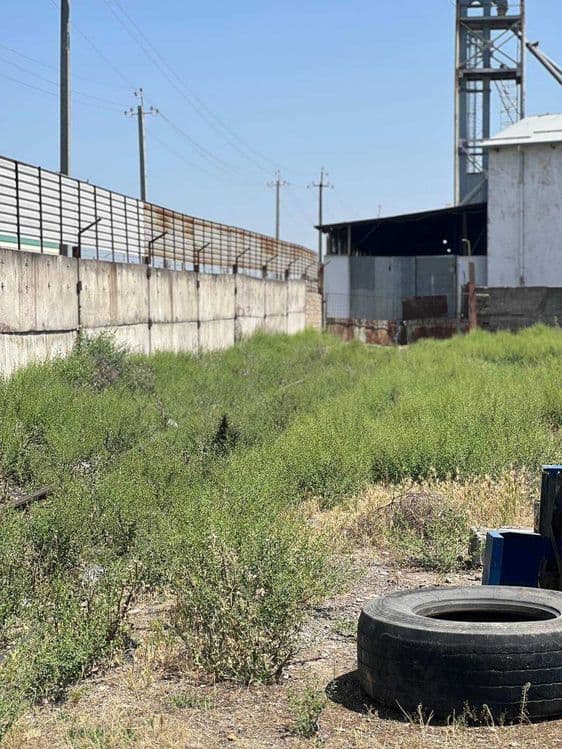 Янгиюль. Продам базу на 2 га с ж.д. веткой    и помещениями . — 1