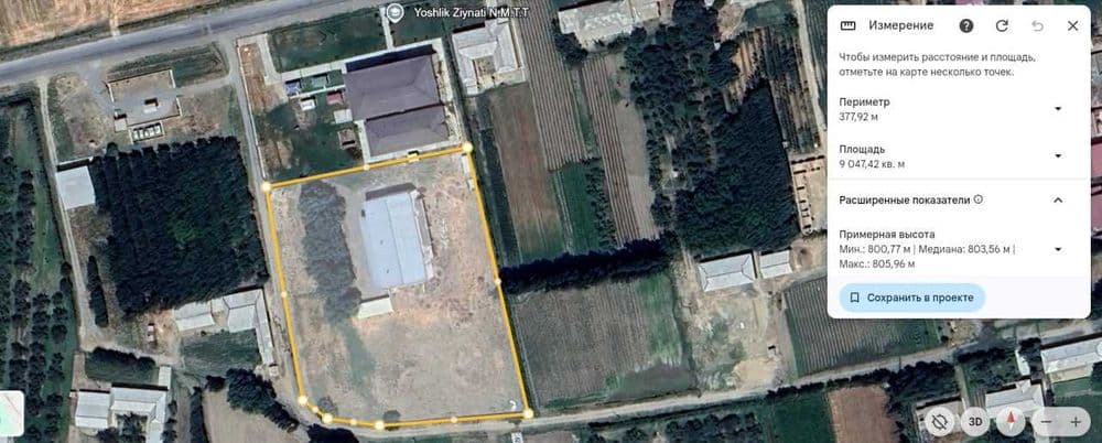 1 gektarlik yer maydoni va 1000 m.kv lik omborxona srochna sotiladi!!! — 2