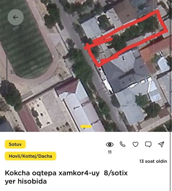 Kokcha oq tepada 8 sotix — 1