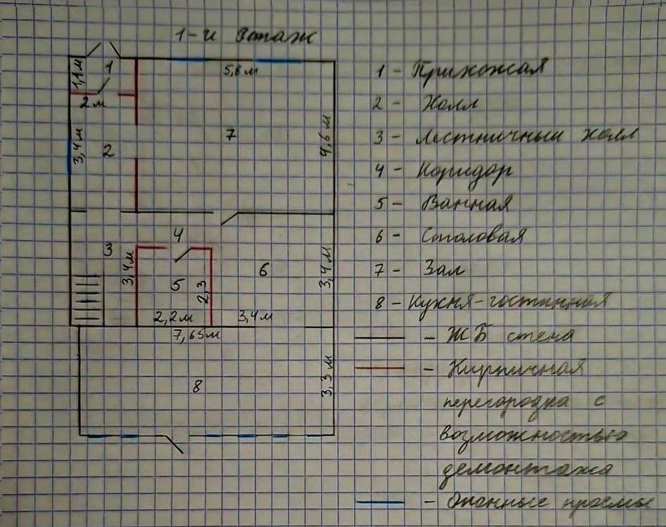 2-этажный коттедж + подвал, бассейн, 7,5 сотки, махалля Бинокор — 8