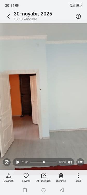 Yangiyer shahrida 2 xonali kvartira sotiladi. — 4