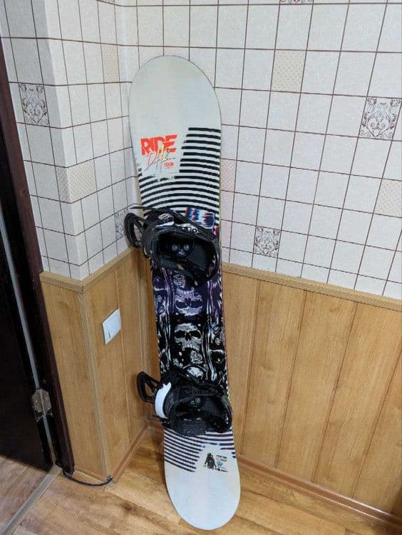 Сноуборд Ride DH2 155см, Креплени Burton, Ботинки Salomon комплект — 3