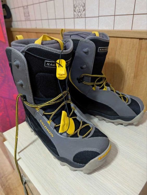 Сноуборд Ride DH2 155см, Креплени Burton, Ботинки Salomon комплект — 4