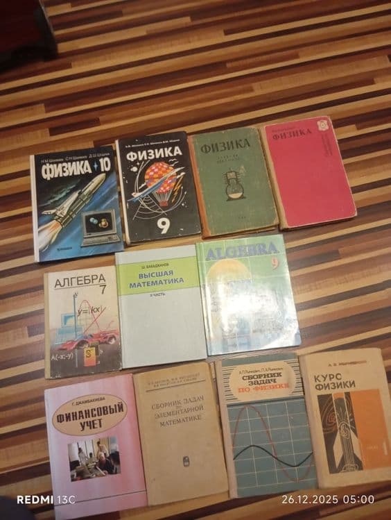 Книги по русскому языку и по физике — 2
