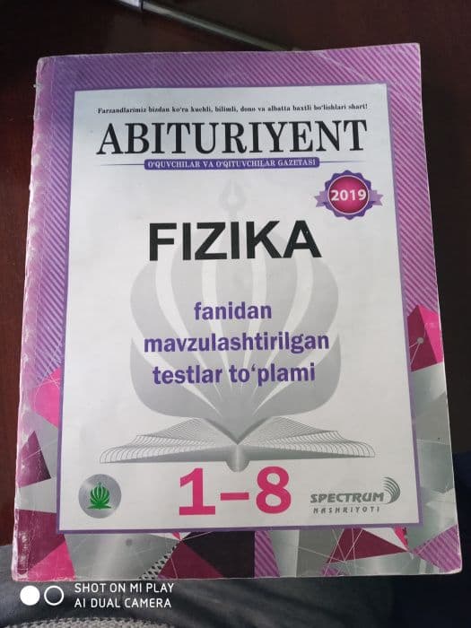 Abituriyent Fizika 2019 Click — 1