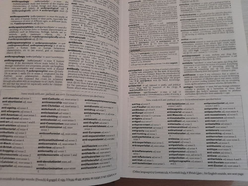 Англо-английский толковый словарь  Сhambers, издание 1999 года — 2