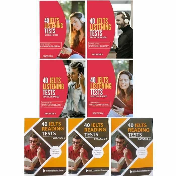 Доставка 40 Ielts listening tests. 40 Ielts reading tests passage1,2,3 — 1