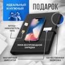 Блокнот с Power bank 8000mAh беспроводная зарядка и флешка 16гб