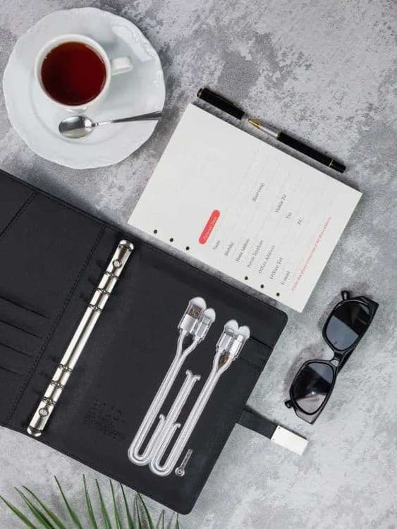 Ежедневник с флешкой и Power Bank 8000mAh – премиум планер — 4