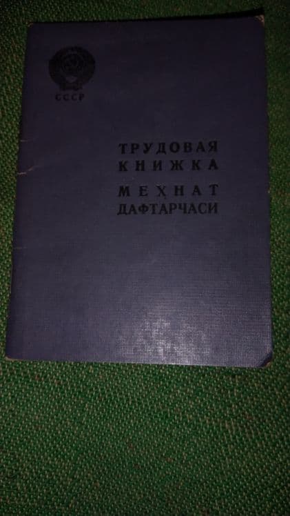Трудовая книжка чистая — 1