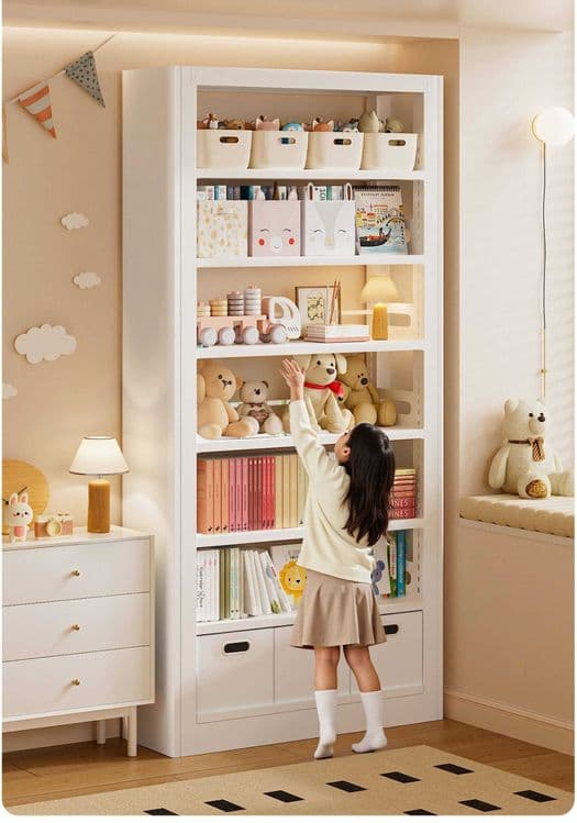 zamonaviy stilda kitob jurnal javonlari — 6