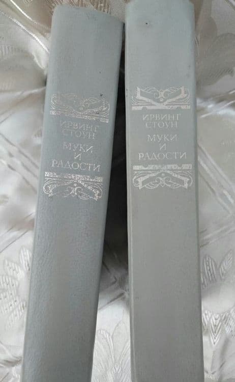 Книга- Ирвинг Стоун "Муки и радости" — 2