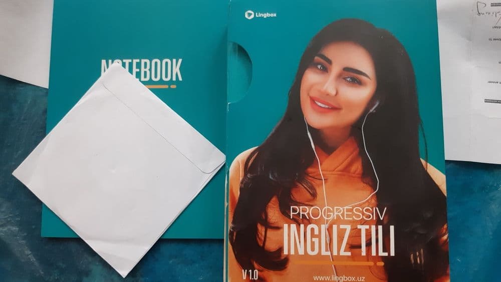 English audio kitob disk va daftari bilan — 1