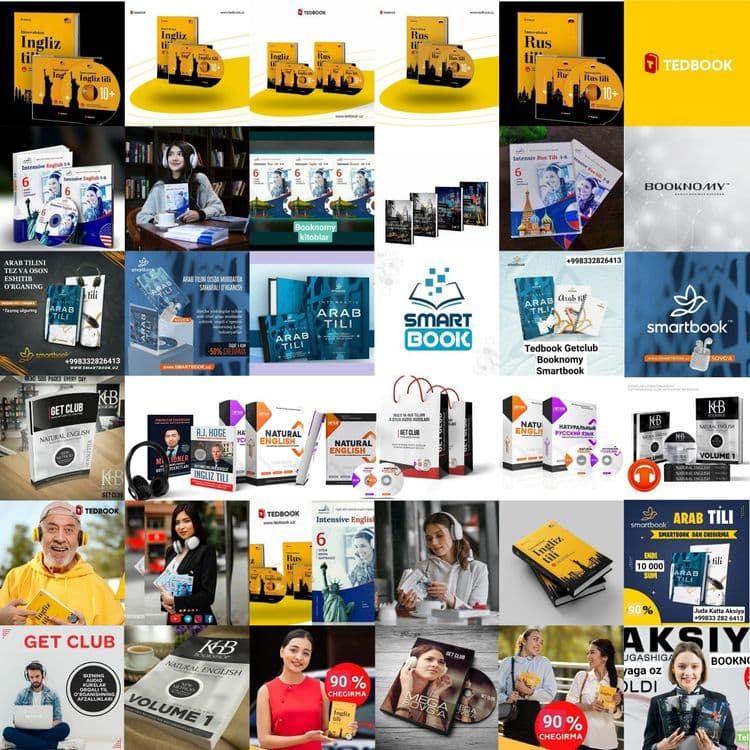 Booknomy smartbook tedbook getclub optom. Narxlarda har kitoblar tili — 3