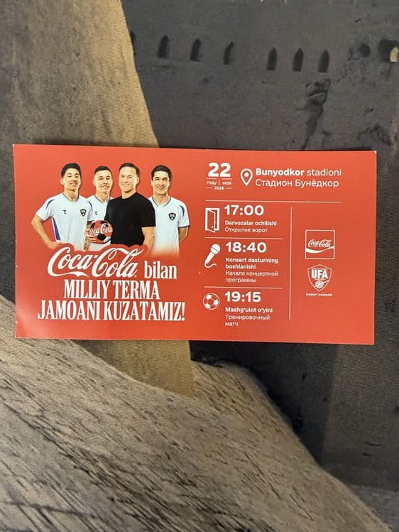 22 may xayrlahuv marosimiga bilet — 1