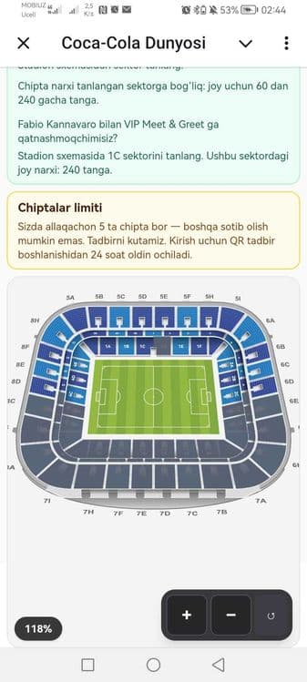 Biletlar bor 22 May kuni Bunyodkor Uzbekiston Jahon chempionatiga — 2