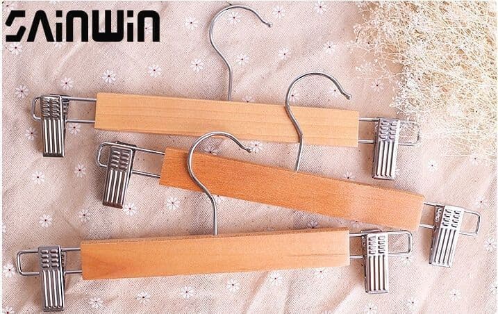 Вешалка для одежды для брюк, юбок, верхней плечики с зажимом 1b — 2