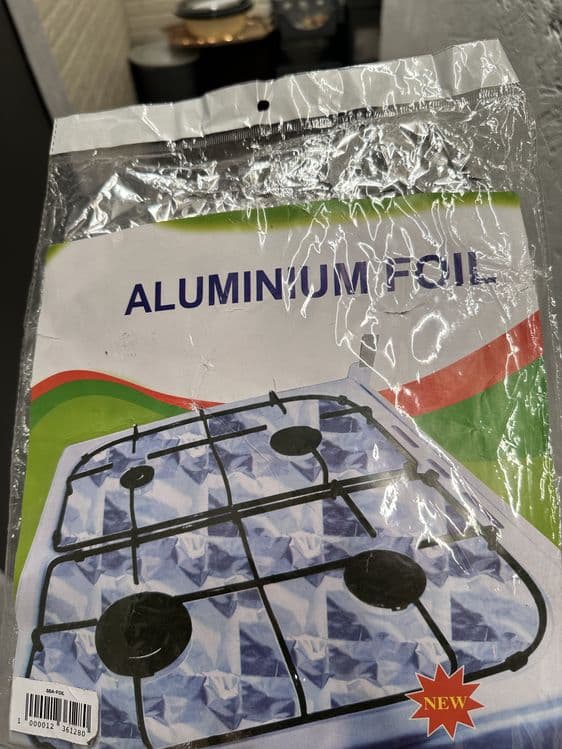 Alyuminiy folga gaz plitasi uchun 50*60 — 1