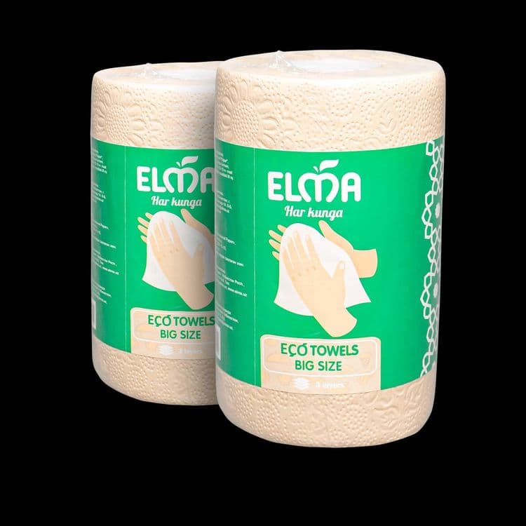 Бумажное полотенце Eco Big Size Elma 3х слойная, 1 шт — 3