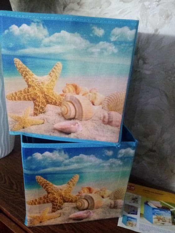 2 кофра для одежды, полотенец или игрушек — 2