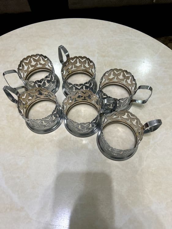 Подстаканники со стаканами — 1