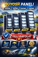 Quyoshli Projektorlar 100w