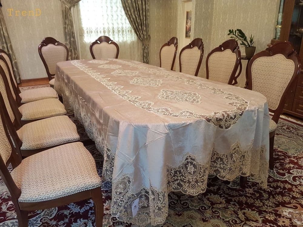 Бахадир дастурхонлари 1
Razmeri 180/320
12 kishilik st — 1