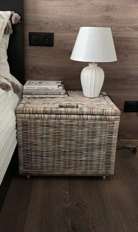 Корзина для белья из ротанга для дома — 1