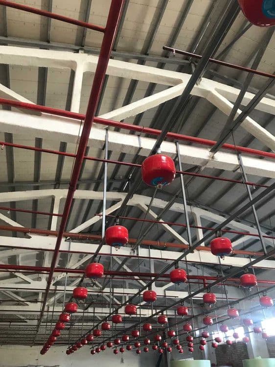 Avtomatik o't o'chirgich sprinkler ballonlari, ognetushitel (Xitoy) — 3