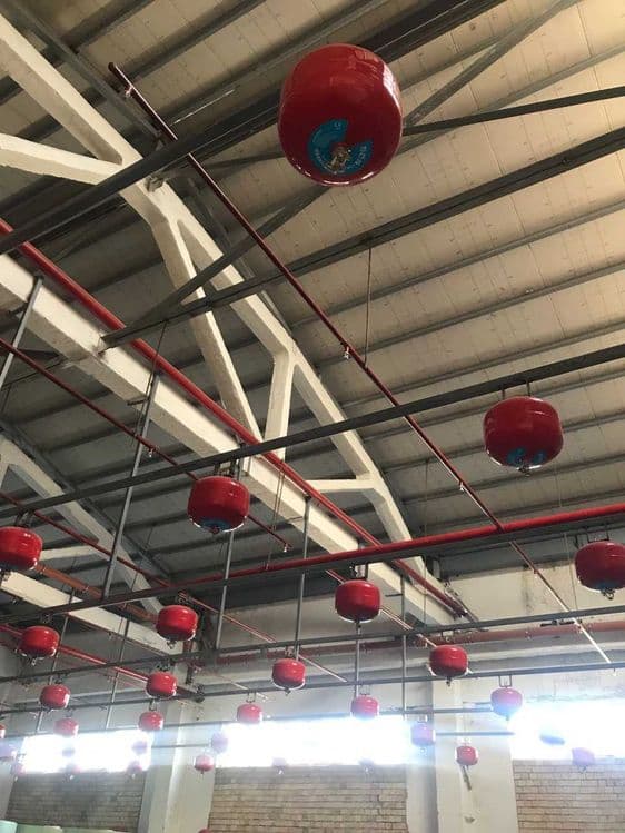 Avtomatik o't o'chirgich sprinkler ballonlari, ognetushitel (Xitoy) — 5