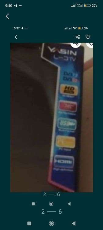 ТВ Ясин LED 32.. — 2