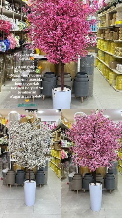 Dekorativ suniy daraxt sakura,o'rik — 2