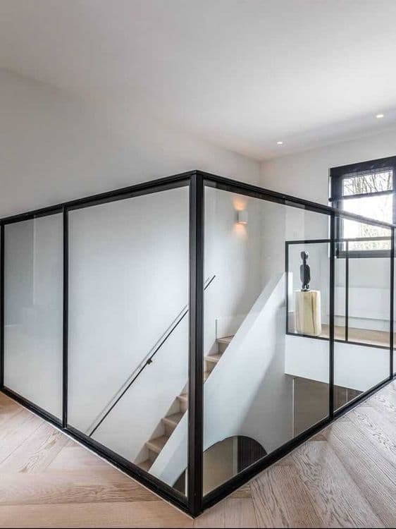 Стеклянные перила loft — 3