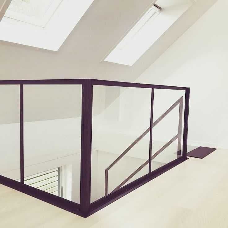 Стеклянные перила loft — 4