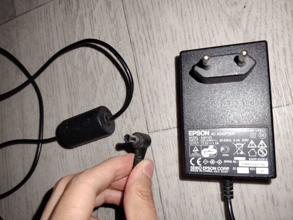 блок питания 0,4a 30w от сканера для сканера провод — 4