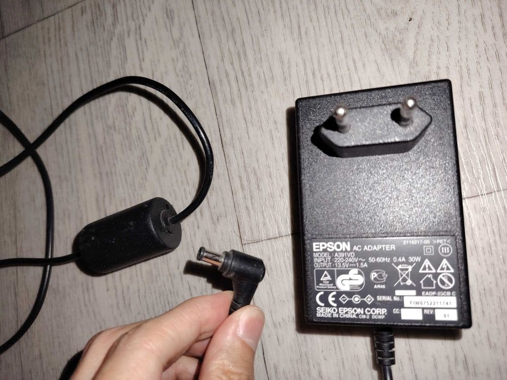 блок питания 0,4a 30w от сканера для сканера провод — 5