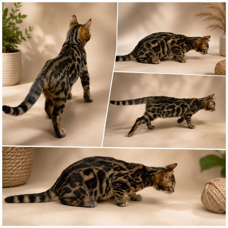 Bengal mushuk бенгальский котик