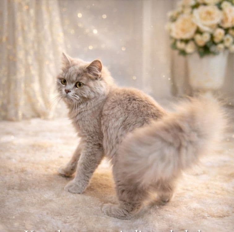 British longhair zotdor — 3